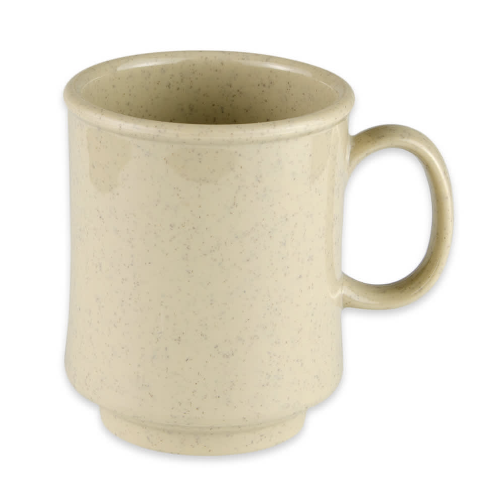 284-TM1308S 8 oz Plastic Coffee Mug, Sandstone