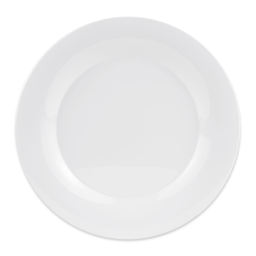 284-WP12DW 12" Round Melamine Dinner Plate, White
