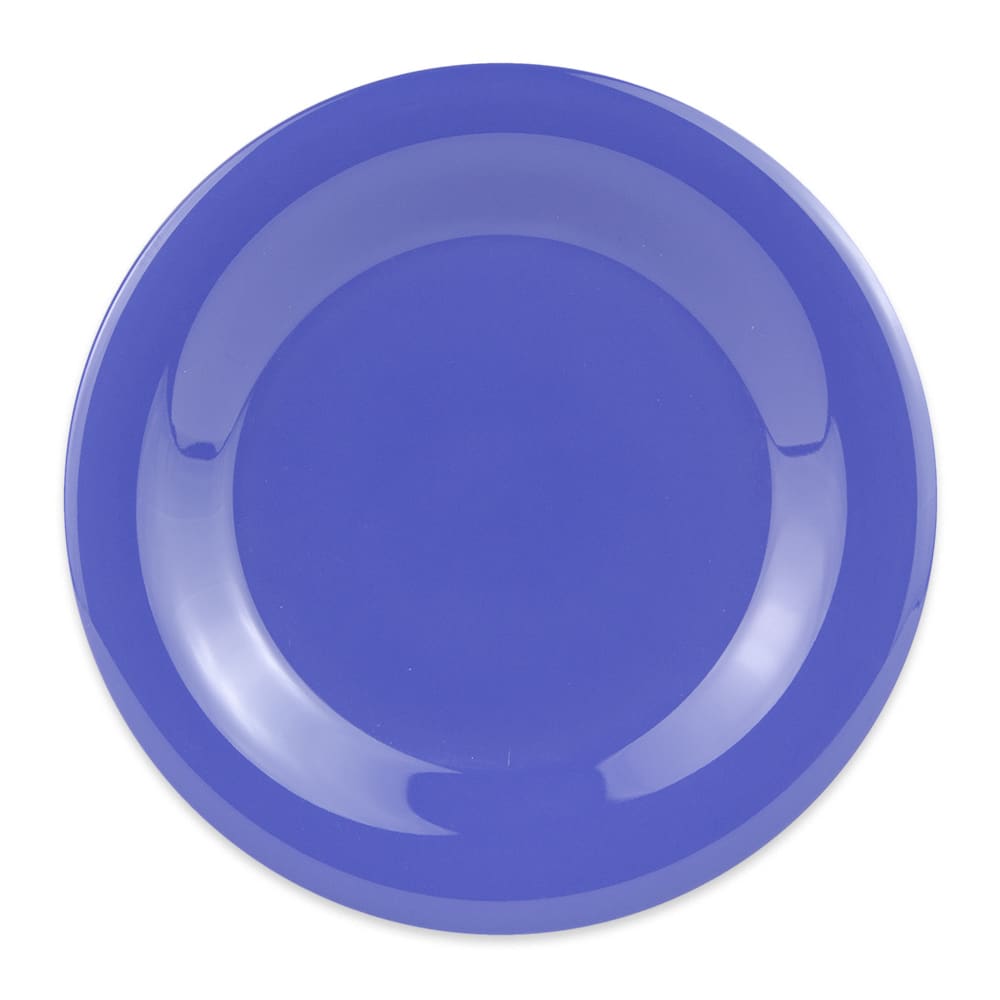 284-WP7PB 7 1/2" Round Melamine Salad Plate, Peacock Blue