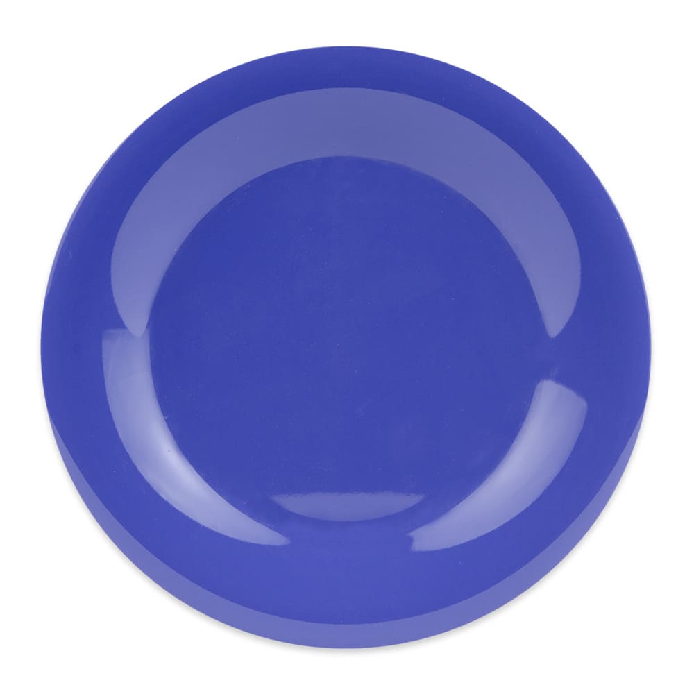 284-WP9PB 9" Round Melamine Dinner Plate, Peacock Blue