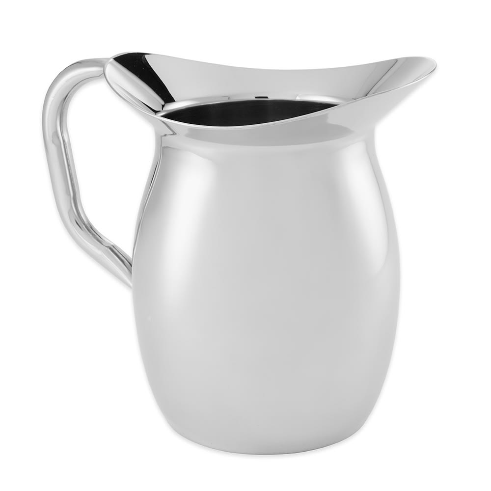 166-DWP64 Pitcher w/ 64 oz Capacity, Mirror Finish, Stainless