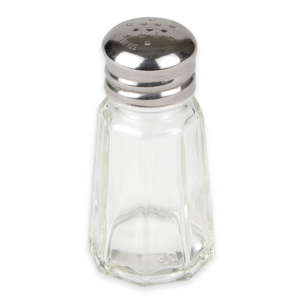 166-PNS13 1 oz Salt/Pepper Shaker - Glass, 3"H