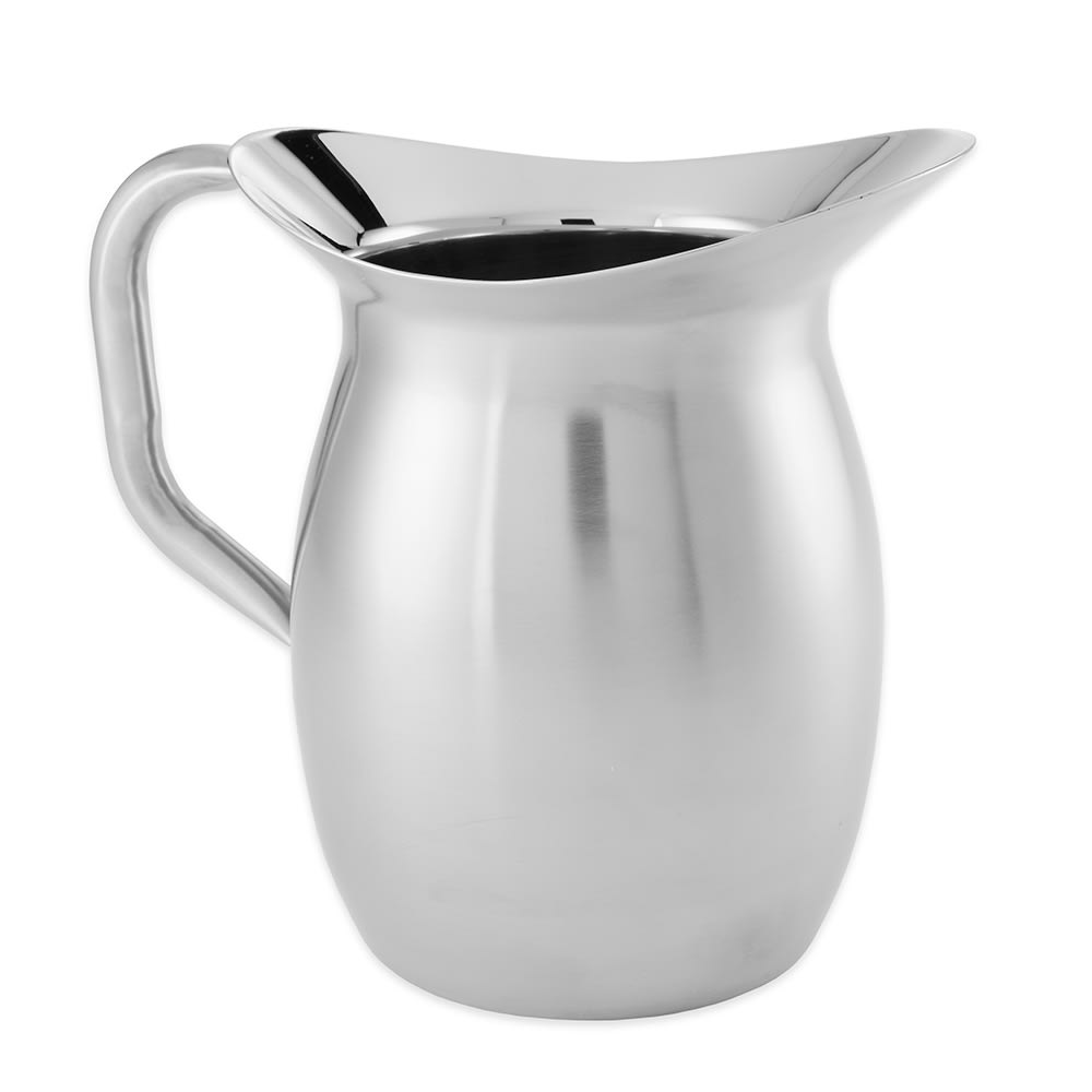 166-DWPS64 Bell Pitcher w/ 64 oz Capacity, Satin Finish, Stainless