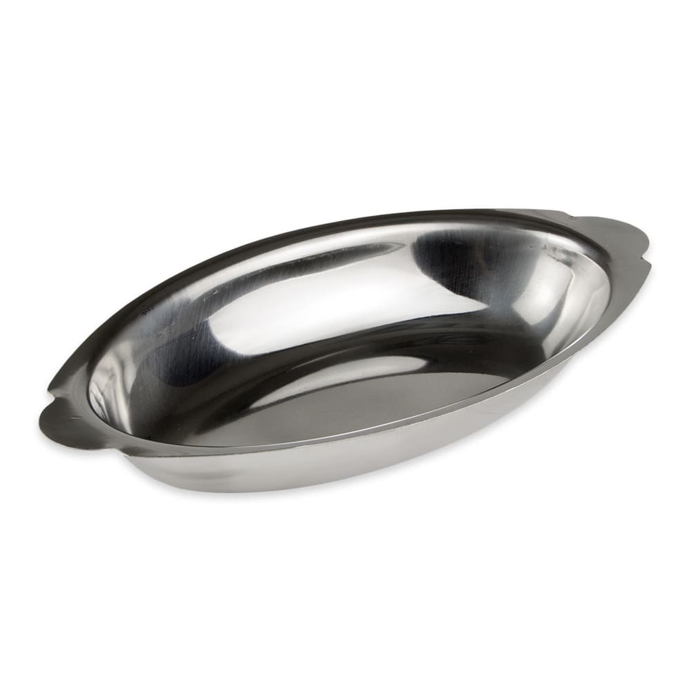 370-AGO15 15 oz Oval Stainless Rarebit, Natural