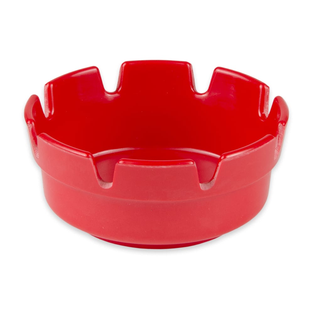 370-AST4RD 4 1/4" Bakelite Round Ashtray - Red