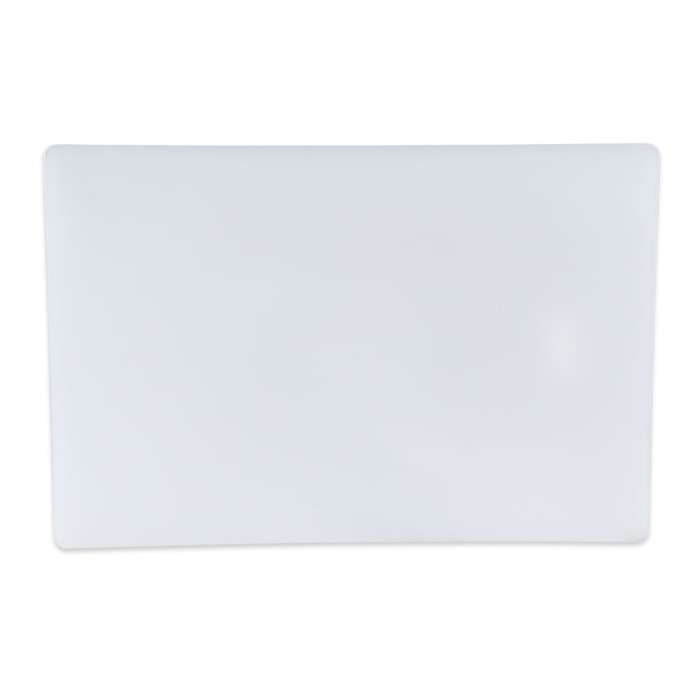 370-CB1218 Poly Cutting Board - 12x18x1/2" White