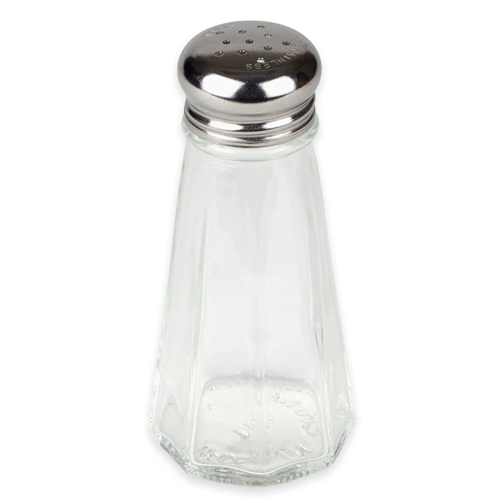 229-156SP 4 5/8" Shaker for Salt/Pepper - Metal Lid, Paneled