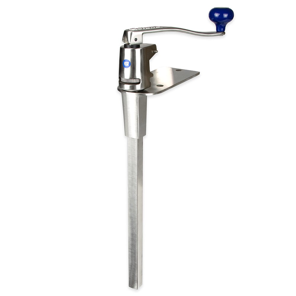 034-S11L Manual Can Opener With Long Bar & Cast Stainless Base