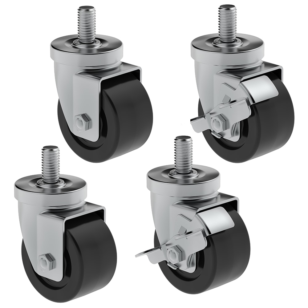 440-HS5035 4" Casters for (1) & (2) Section Commercial Series Undercounter Refrigerators