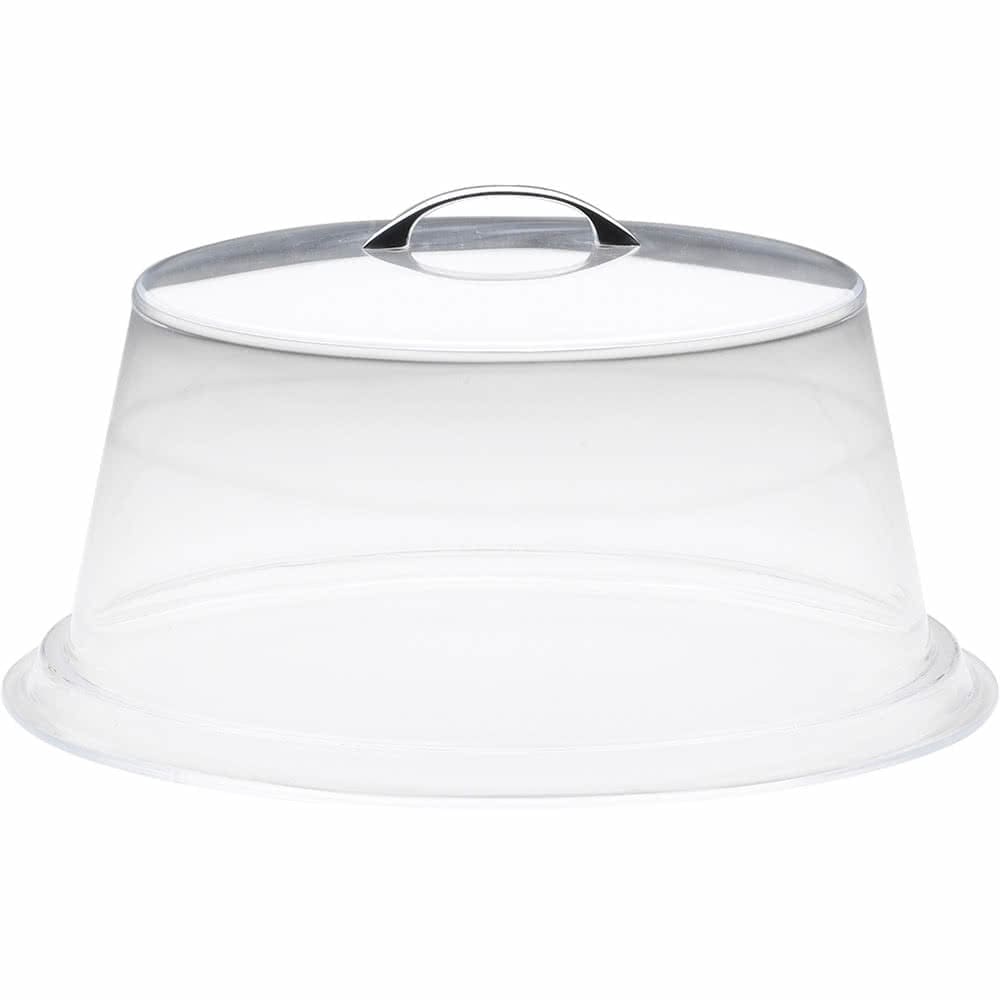 Cal-Mil 312-12 12" Round Colonial Cover - 6"H, Acrylic, Clear