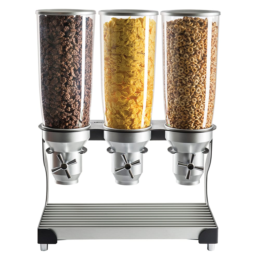 151-3516313 Countertop Cereal Dispenser, Three 5 liter Hoppers
