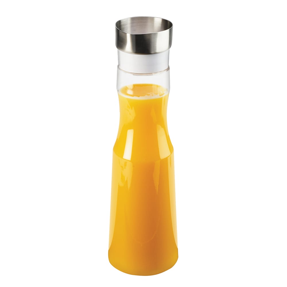 Cal-Mil 3551-55 1 1/2 liter Carafe w/ Stainless Steel Lid - Plastic, Clear