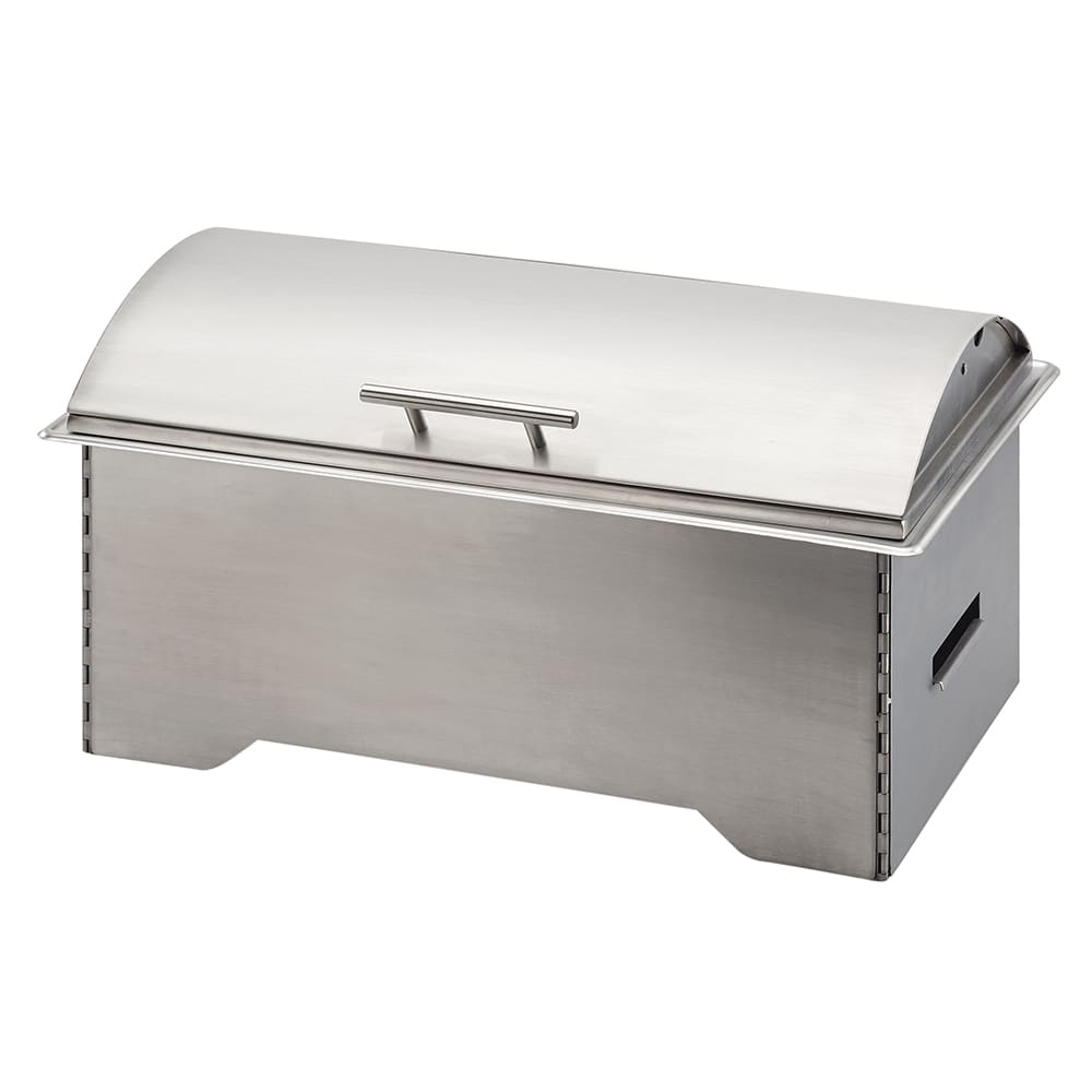 151-364455 Full Size Chafing Dish w/ Hinged Lid & Chafing Fuel Heat