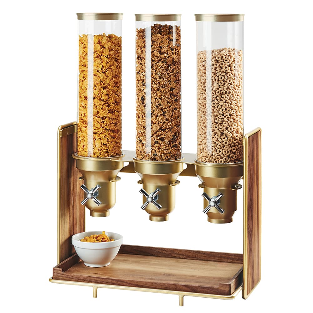 151-372046 Countertop Cereal Dispenser, (3) 4 1/2 liter Hoppers