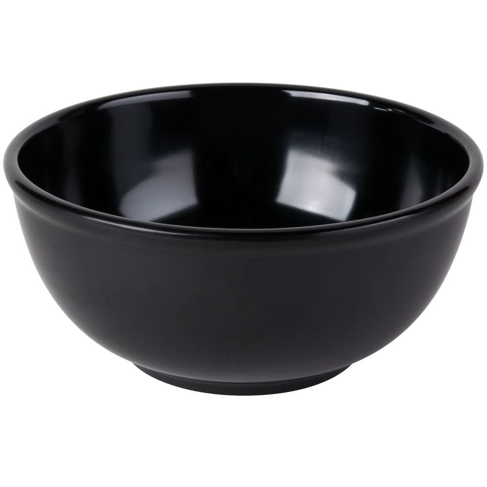 151-4181013 10" Round Melamine Bowl, Black