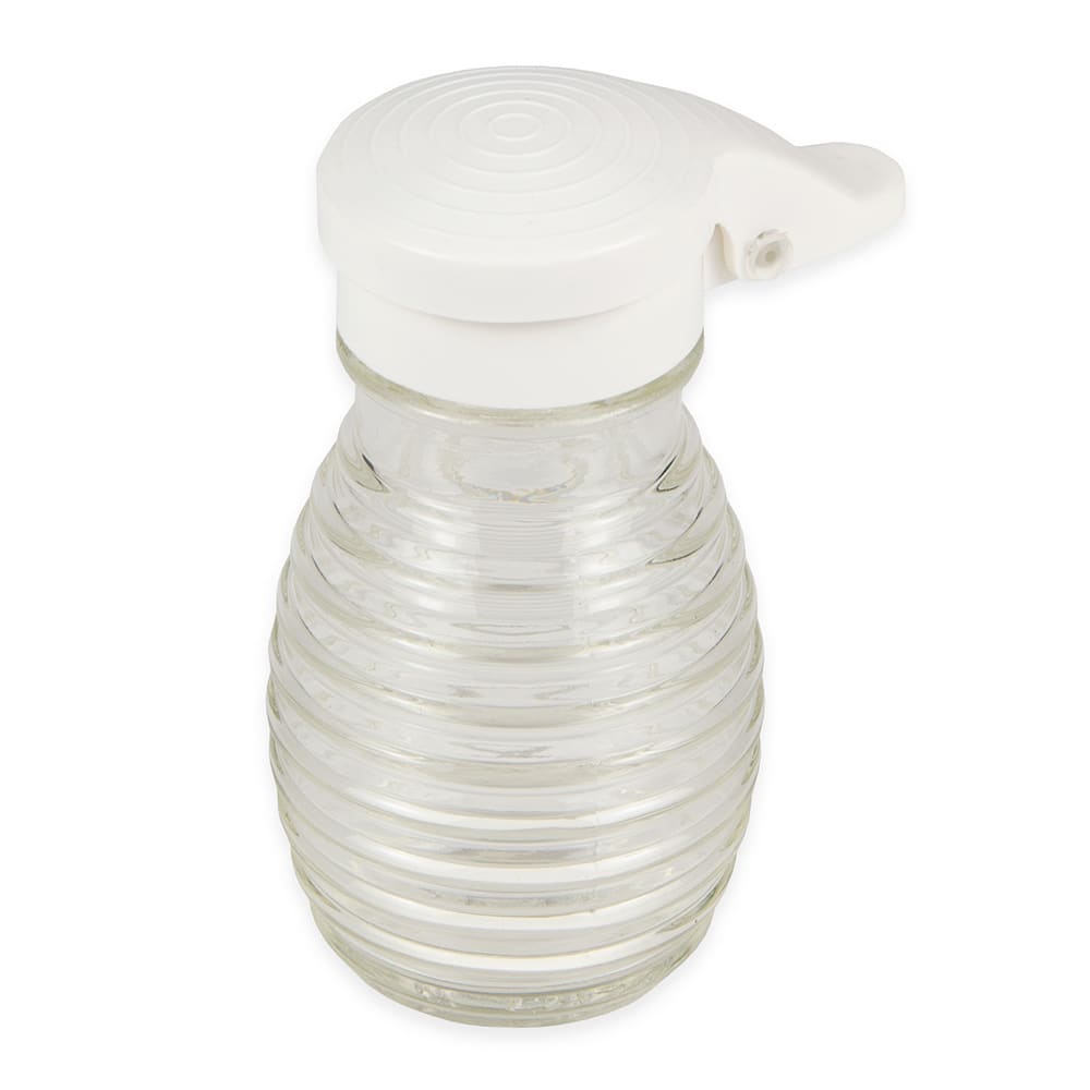 229-BH2MPW 2 oz Flip-top Lid Salt/Pepper Shaker - Glass, 3 1/5"H