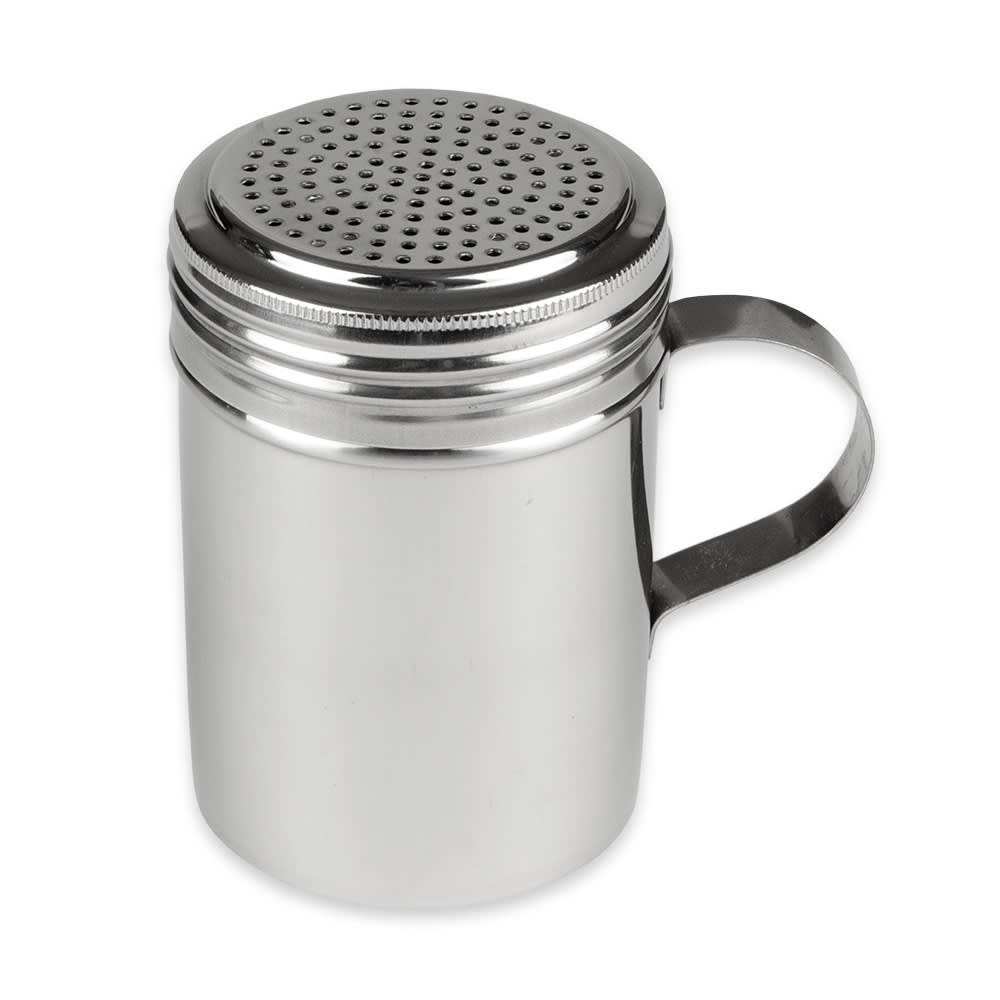 370-DR10 10 oz Dredge/Shaker with Handle - Stainless