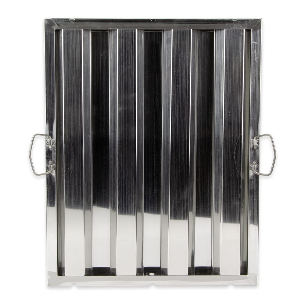 370-HF1620 Hood Baffle Filter - 15 1/2" x 19 1/2", Stainless