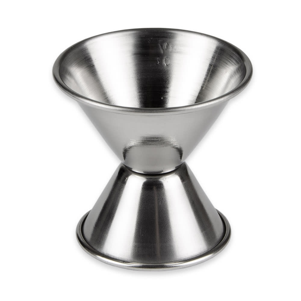 370-JI3 Double Jigger - 3/4 & 1 1/2 oz, Stainless