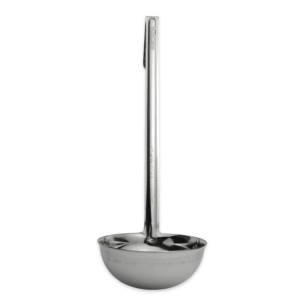 370-LOP120 12 oz Stainless Steel Ladle