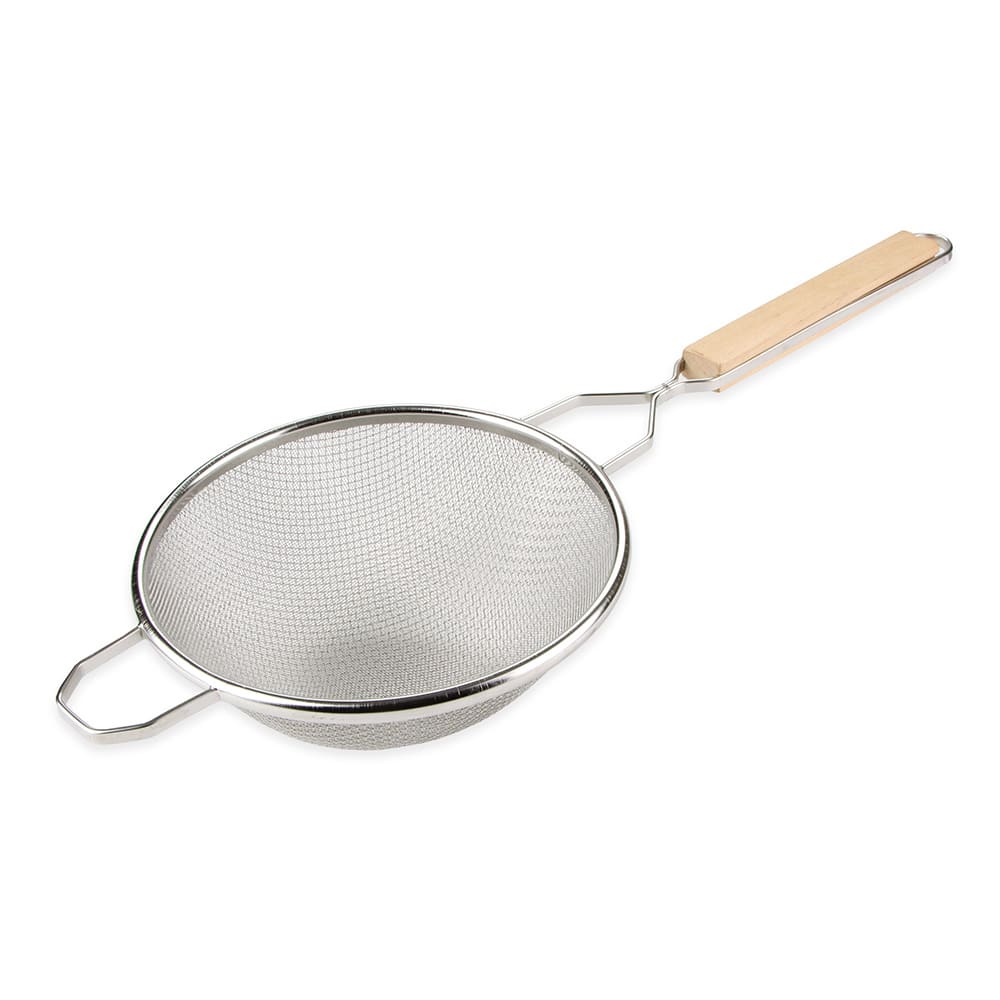 370-SDF8SS 8" Fine Mesh Double Strainer - Stainless