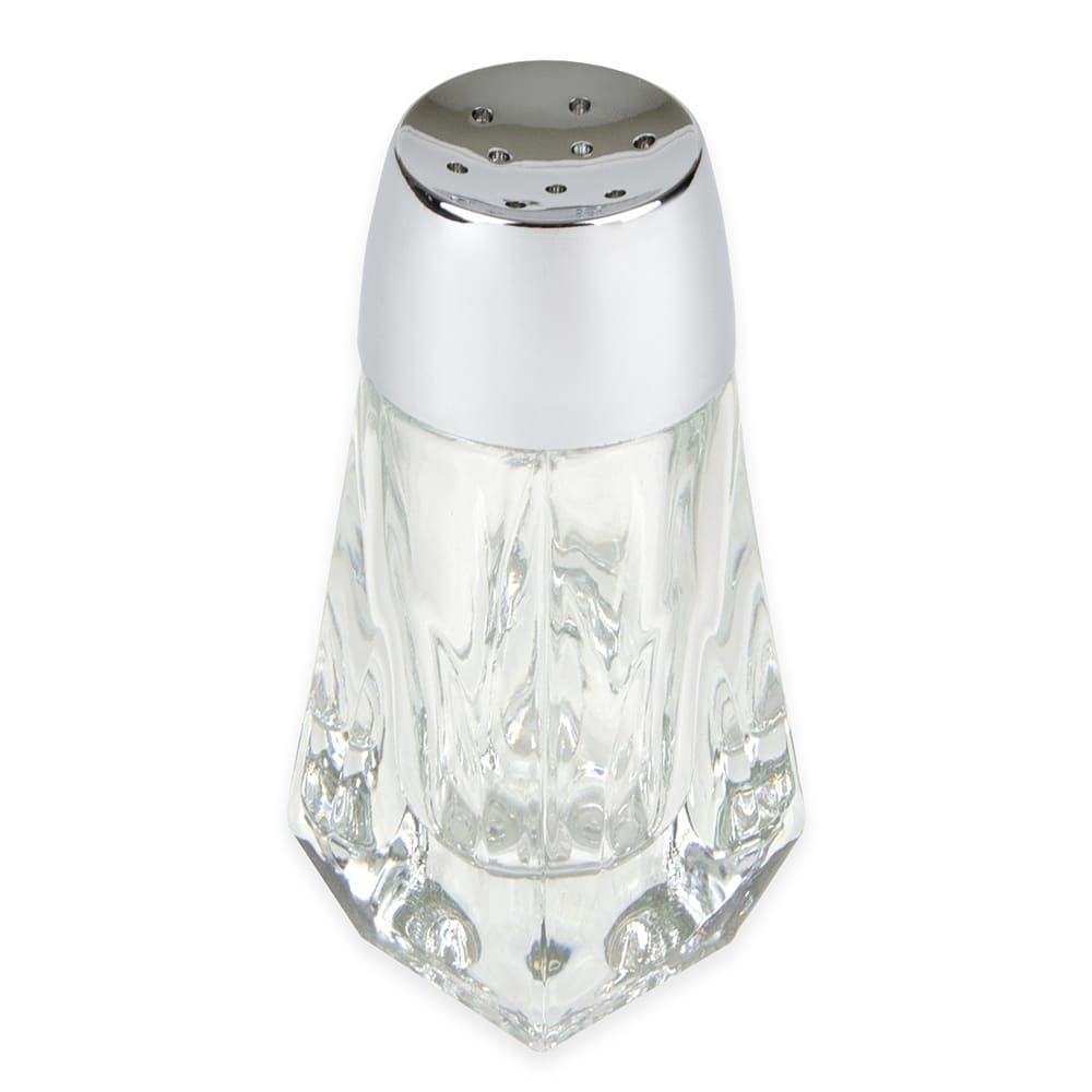 634-5037 1 9/16 oz Salt/Pepper Shaker - Glass, 4 1/8"H