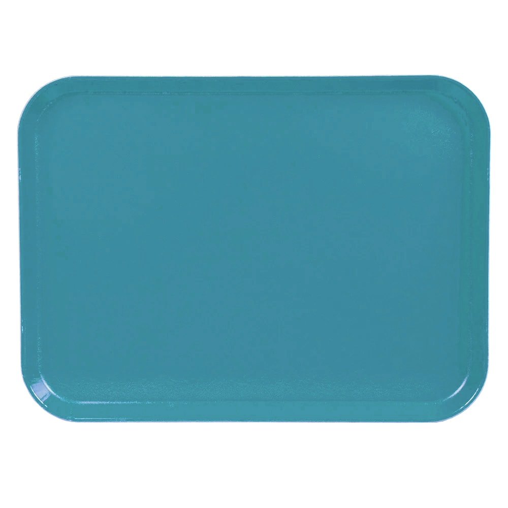 144-1520CL674 Fiberglass Camlite® Cafeteria Tray - 20 1/4"L x 15"W, Steel Blue