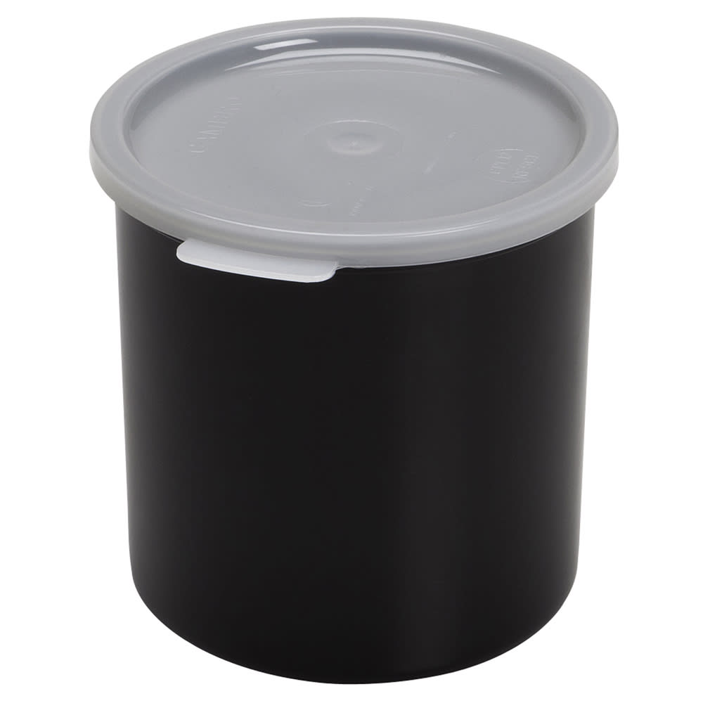 144-CP15110 1 1/2 qt Crock with Lid - Black