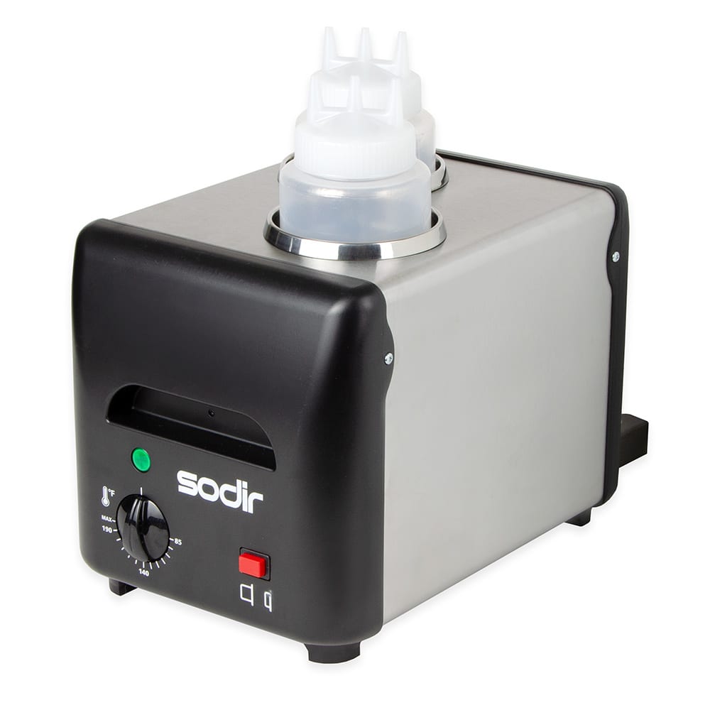 569-WARMIT2 Freestanding Toppings Dispenser w/ (2) Squeeze Bottles, 120v