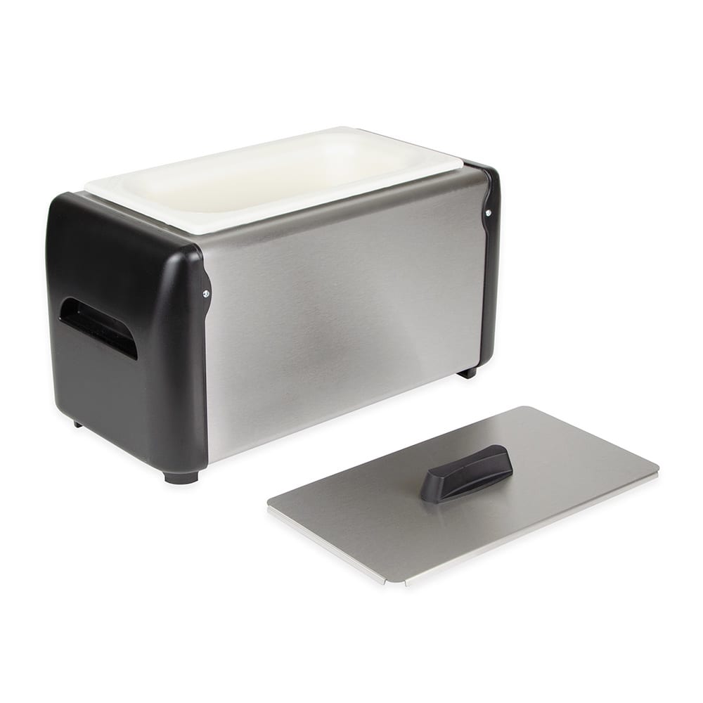 Equipex CI-1 Cold-It Chilled Batter Holder w/ Removable Chill Plate Insert, Stainless/Plastic