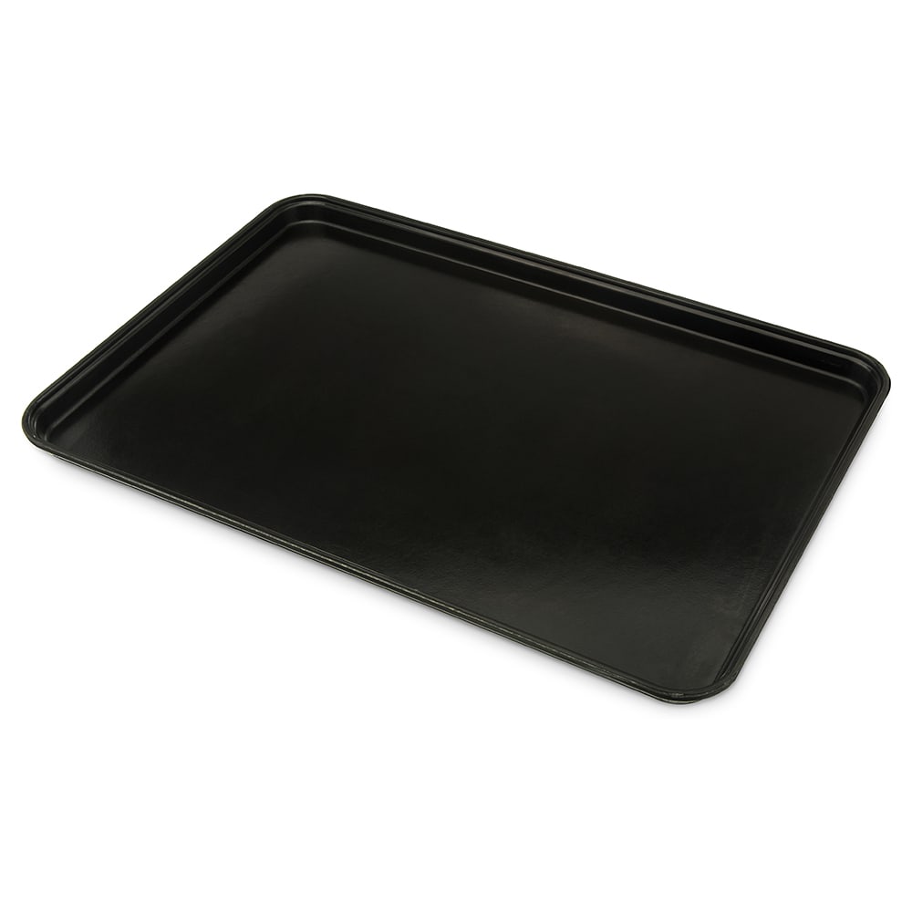 028-2618FGQ004 Rectangular Display Tray - 25 5/8" x 17 7/8", Fiberglass, Black