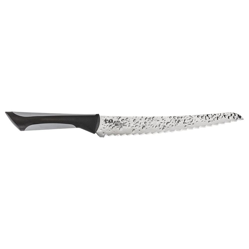 194-AB7062 9" Bread Knife w/ Black Soft-Grip Handle, Stainless Steel Blade
