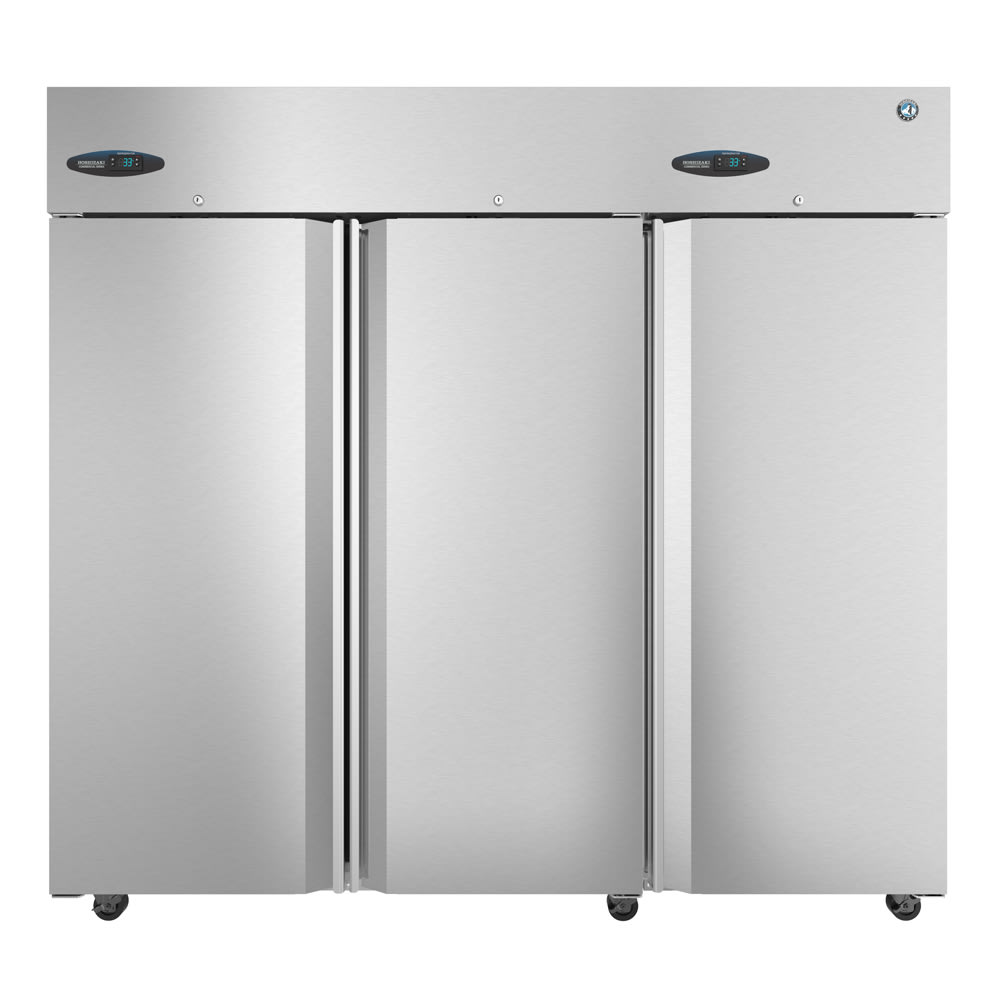 440-CR3BFS 83" Three Section Reach In Refrigerator, (3) Left/Right Hinge Solid Doors, 115v