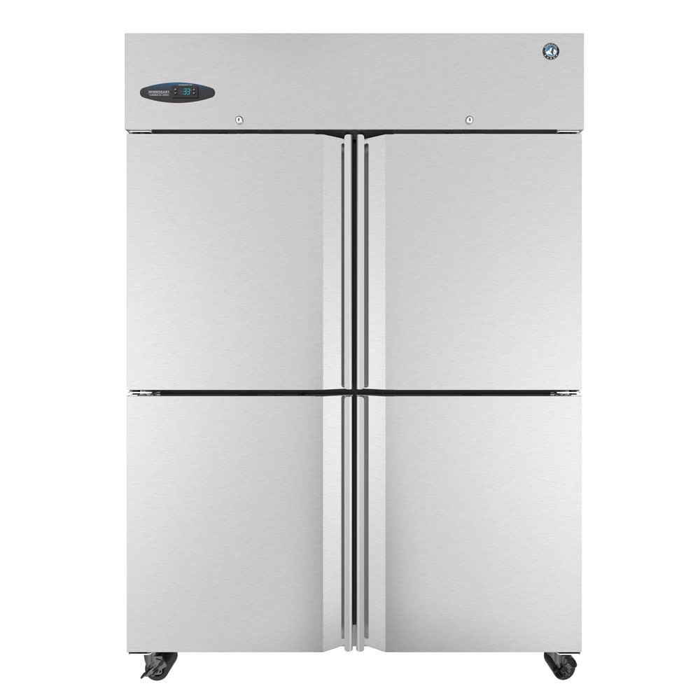 440-CR2BHS 55" Two Section Reach In Refrigerator, (4) Left/Right Hinge Solid Doors, 115v