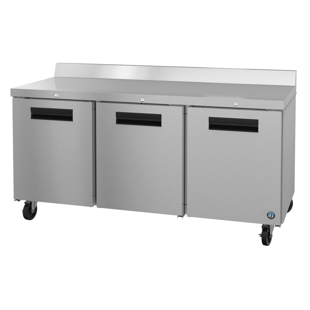 440-CRMR72W01 72" Worktop Refrigerator w/ (3) Sections, 115v