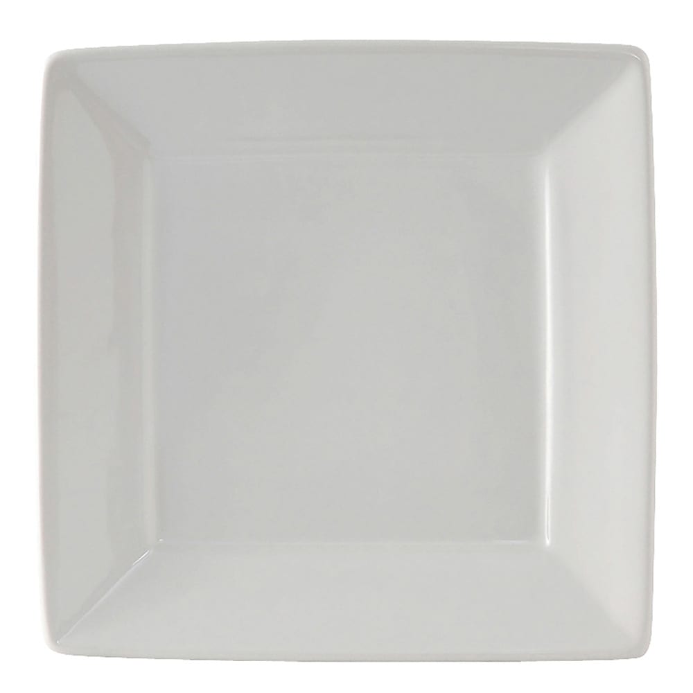 424-BWH0845 8 1/2" Square Plate - Ceramic, White