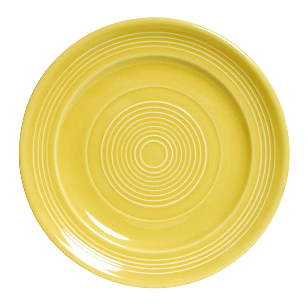 424-CSA090 9" Round Concentrix Plate - Ceramic, Saffron