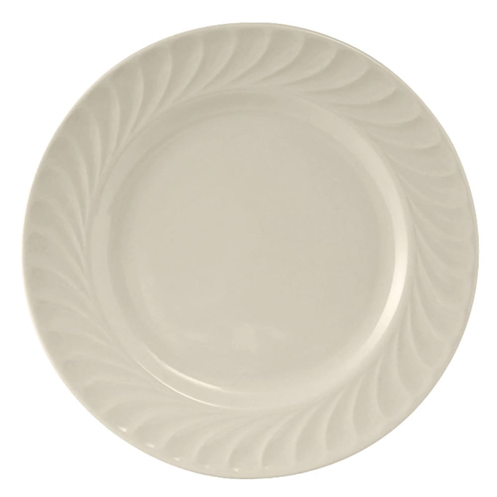 424-MEA055 5 5/8" Round Meridian Plate - Ceramic, American White