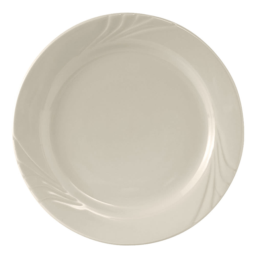 424-YEA102 10 1/4" Round Monterey Plate - Ceramic, American White