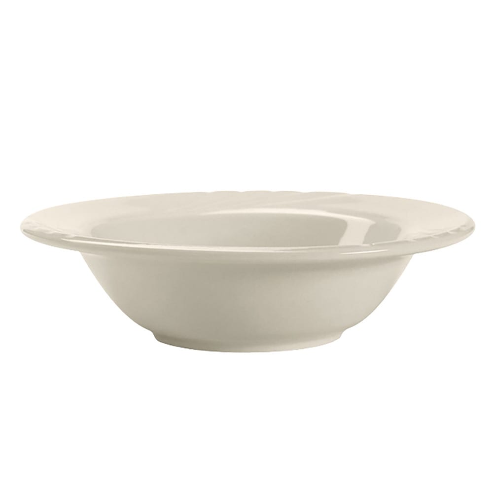 424-YED063 6 1/2 oz Round Monterey Grapefruit Bowl - Ceramic, American White