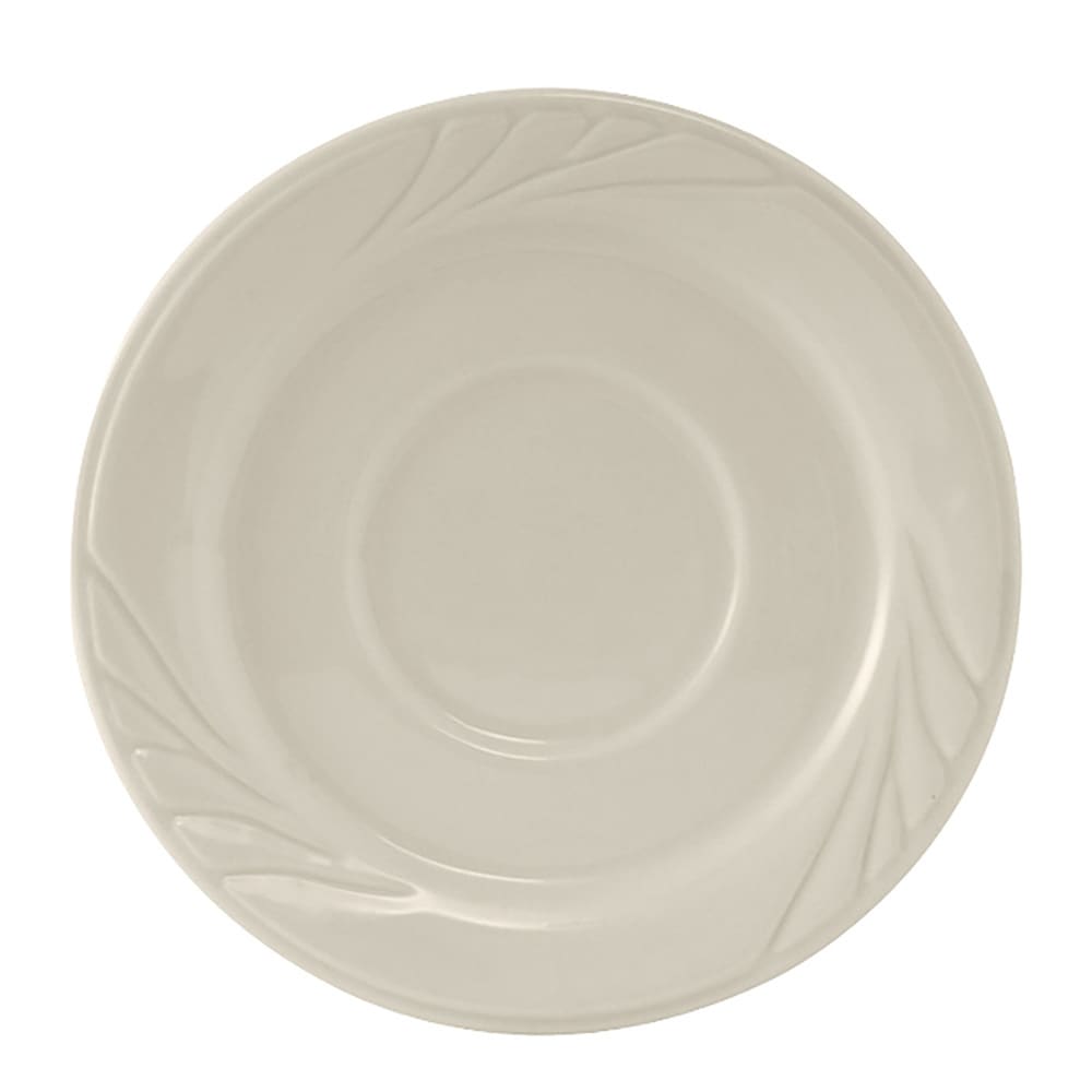 424-YEE054 5 1/2" Round Monterey Saucer - Ceramic, American White