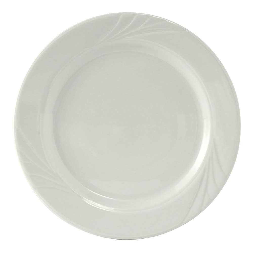 424-YPA102 10 1/4" Round Sonoma Plate - Ceramic, Porcelain White