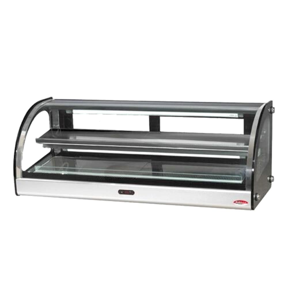 Bakemax BMCHD05 48" FullService Countertop Heated Display Case w