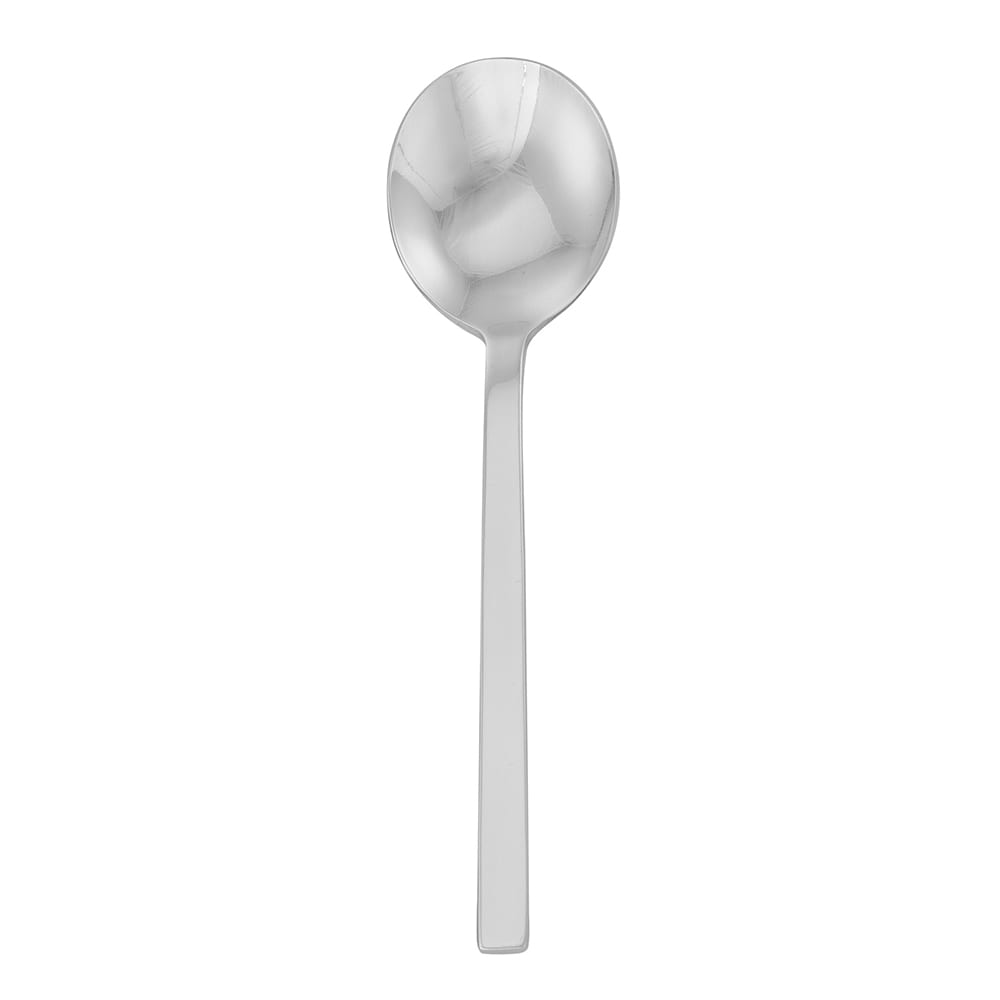 264-0912 7" Bouillon Spoon with 18/10 Stainless Grade, Semi Pattern
