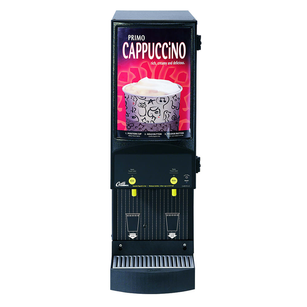 Curtis CAFEPC2CS10000 Cappuccino Machine w/ (2) 4 lb Hopper & (2