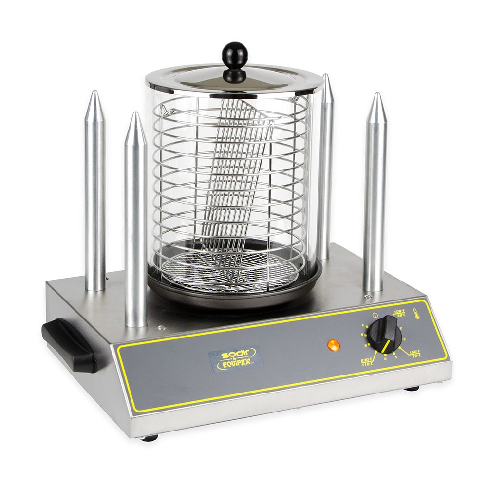 569-CS4E Hot Dog Steamer w/ 40 Hot Dog Capacity & 4 Toasting Spikes, 120v
