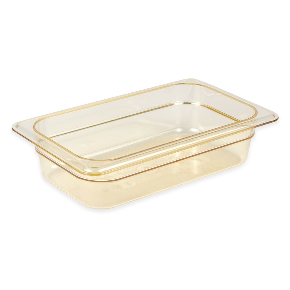 144-42HP150 2 1/2"D Quarter Size High Temp Food Pan - Non Stick