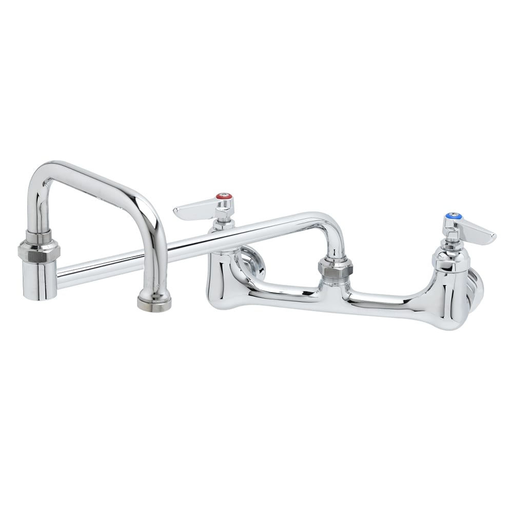 064-B0266BST Splash Mount Faucet w/ 15" Double Jointed Swing Nozzle