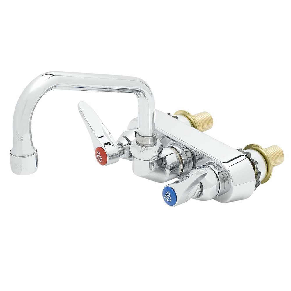 064-B1115XS Splash Mount Faucet - 6" Swing Spout, 4" Centers, For Thicker Surfaces