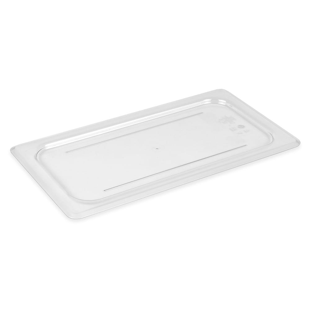 144-30CWC135 Camwear Food Pan Cover - 1/3 Size, Flat, Clear